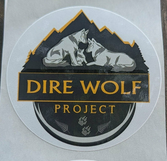 Dire Wolf Project™ Logo Sticker Pack