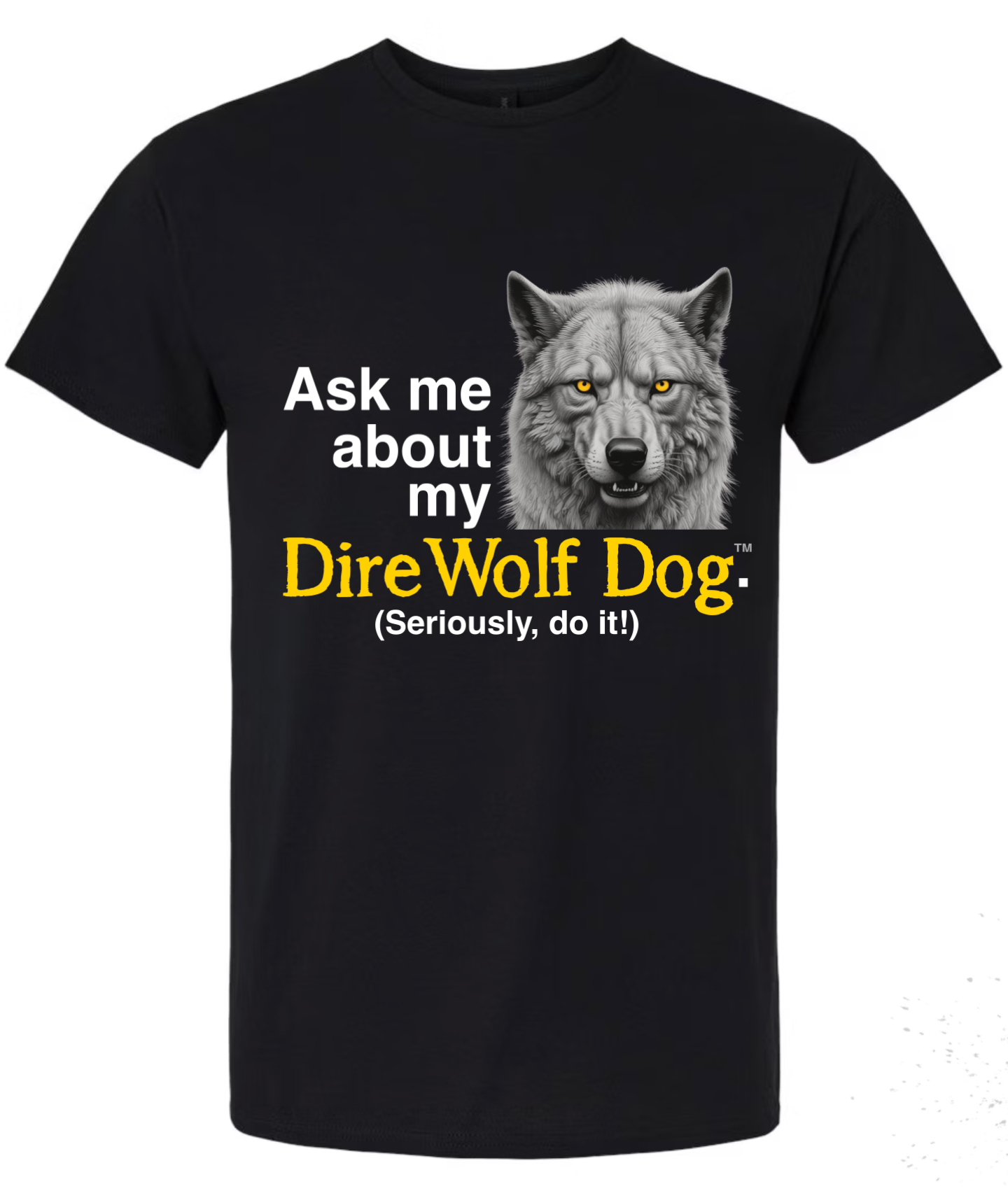 Unisex Black Crew Neck Cotton T-Shirt - ASK ME