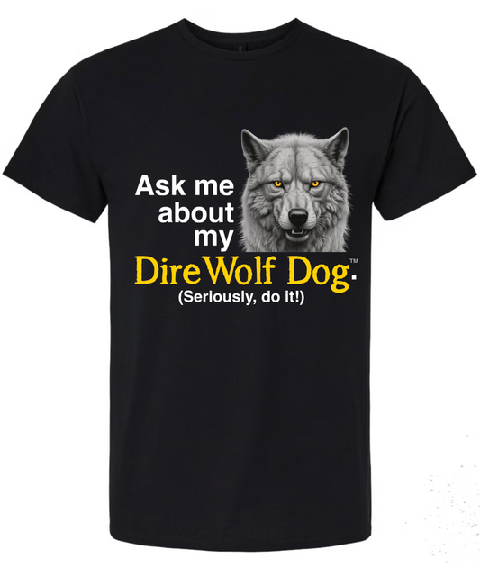 Unisex Black Crew Neck Cotton T-Shirt - ASK ME