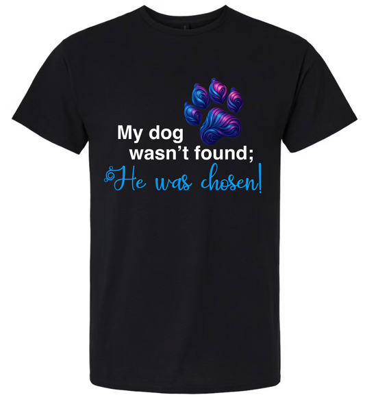 Unisex Crew Neck Cotton T-Shirt - HE WAS CHOSEN!