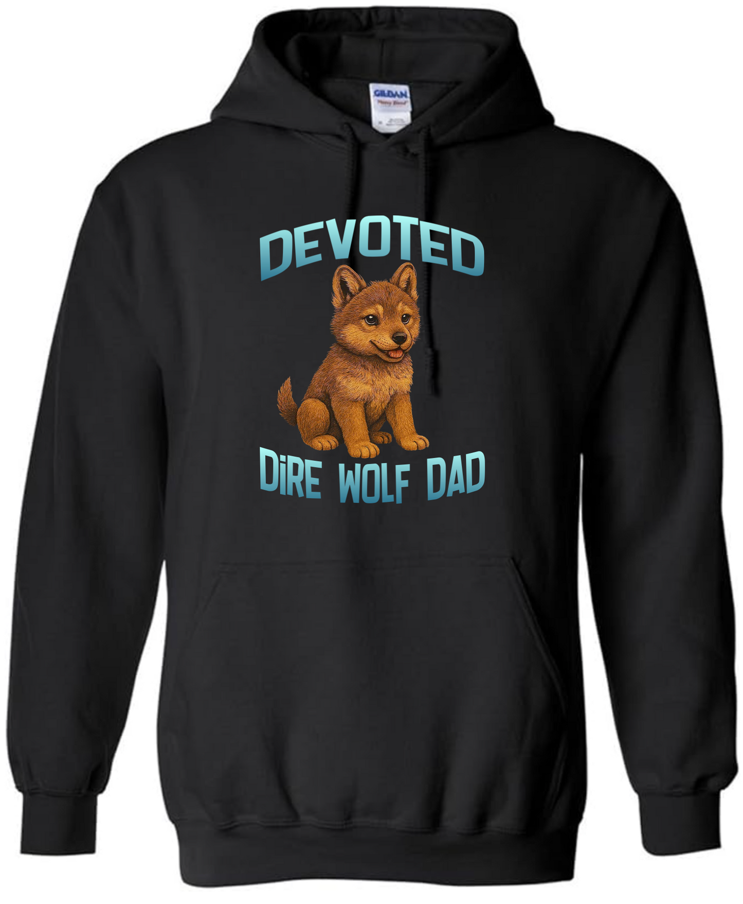 Devoted Dire Wolf Dad Design