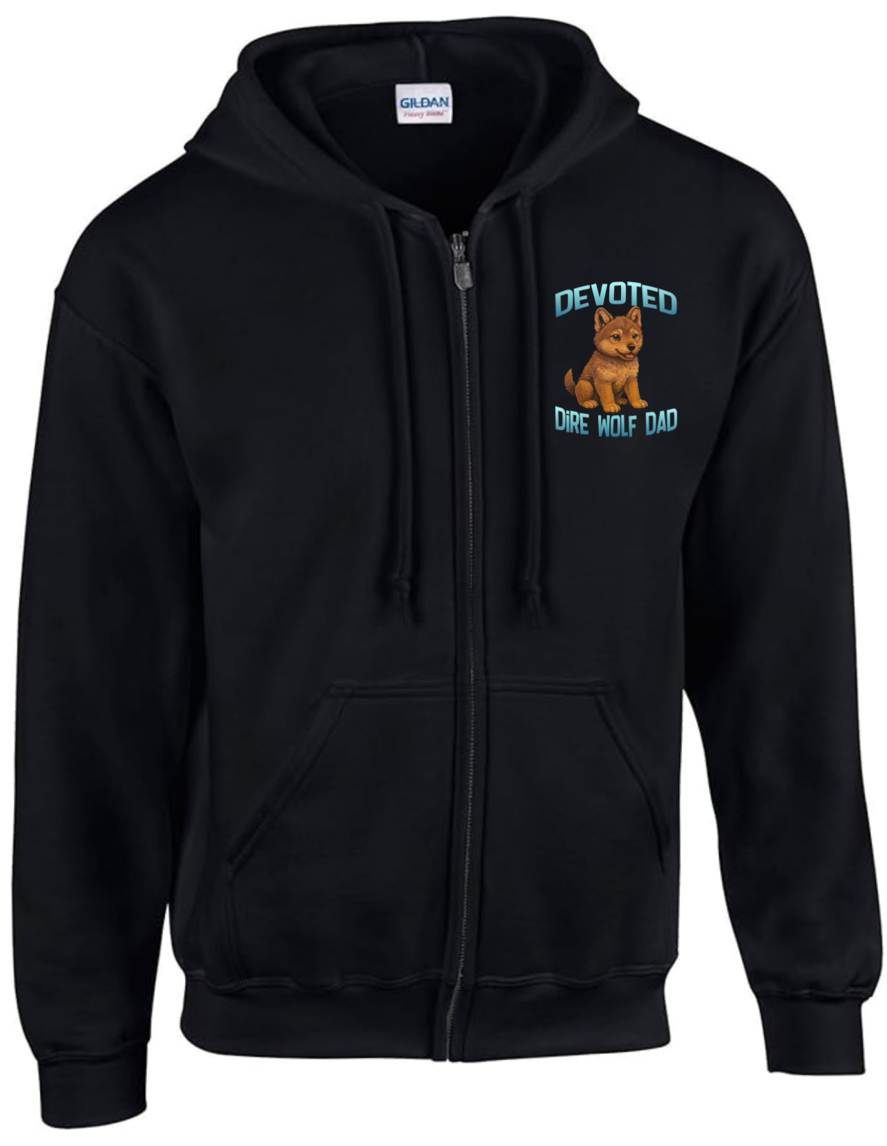 Devoted Dire Wolf Dad Design