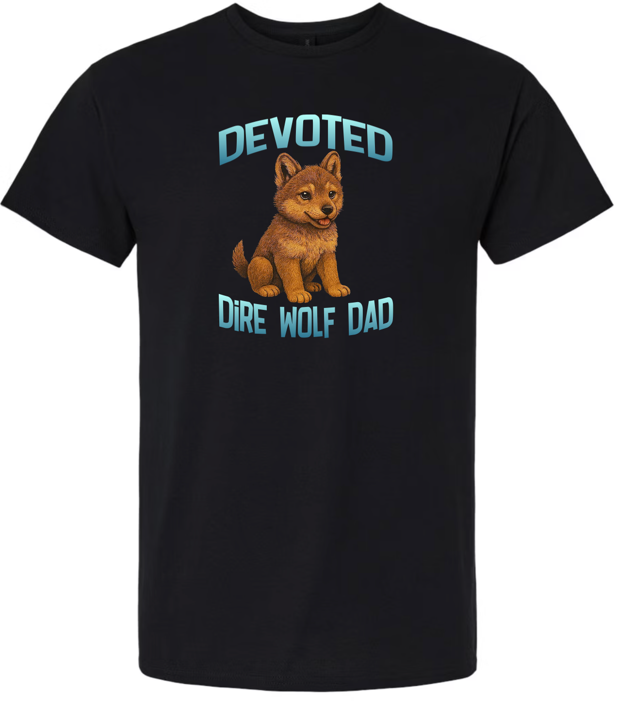 Devoted Dire Wolf Dad Design