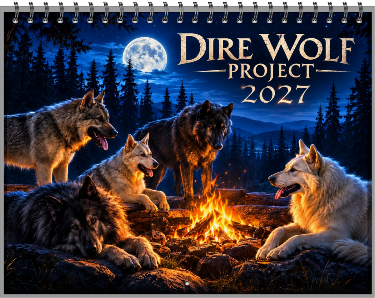 2027 Dire Wolf Project™ Calendar