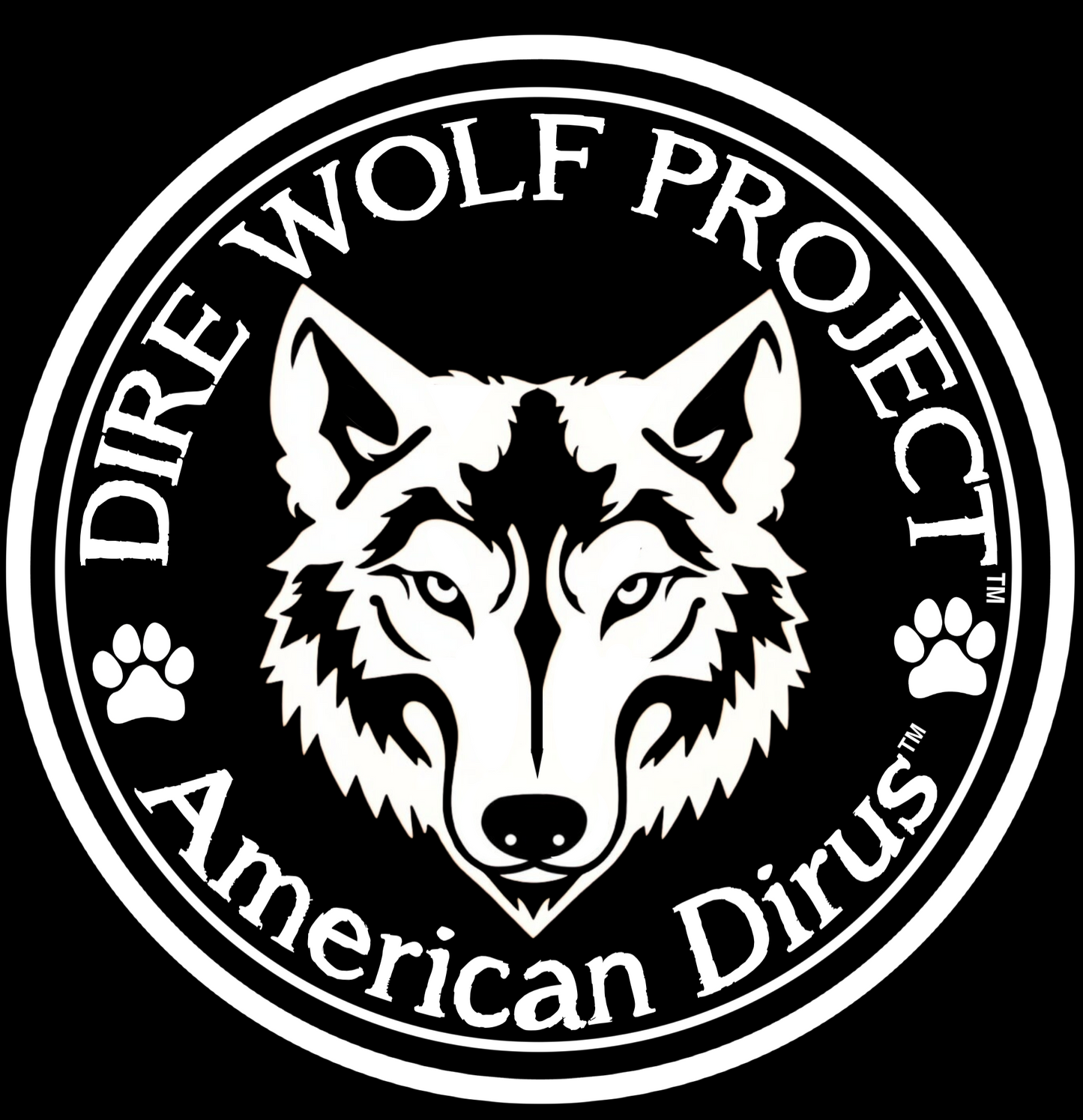 Dire Wolf Project™ - Round Vinyl Decal
